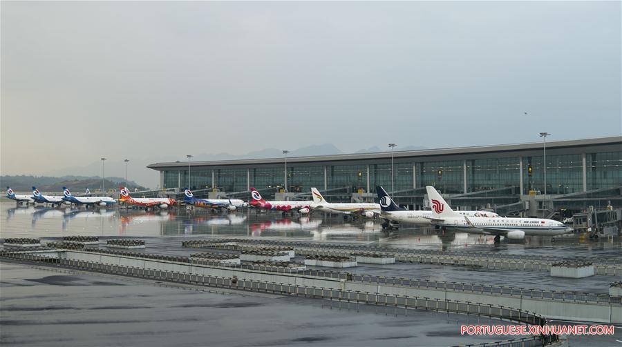 Terminal T3A do aeroporto de Jiangbei em Chongqing entra em operação