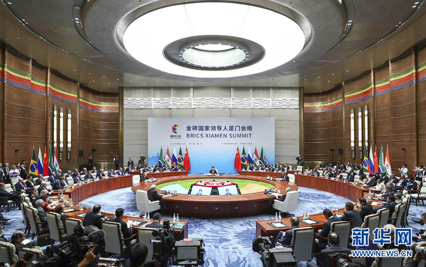 Líderes do BRICS reúnem-se em Xiamen