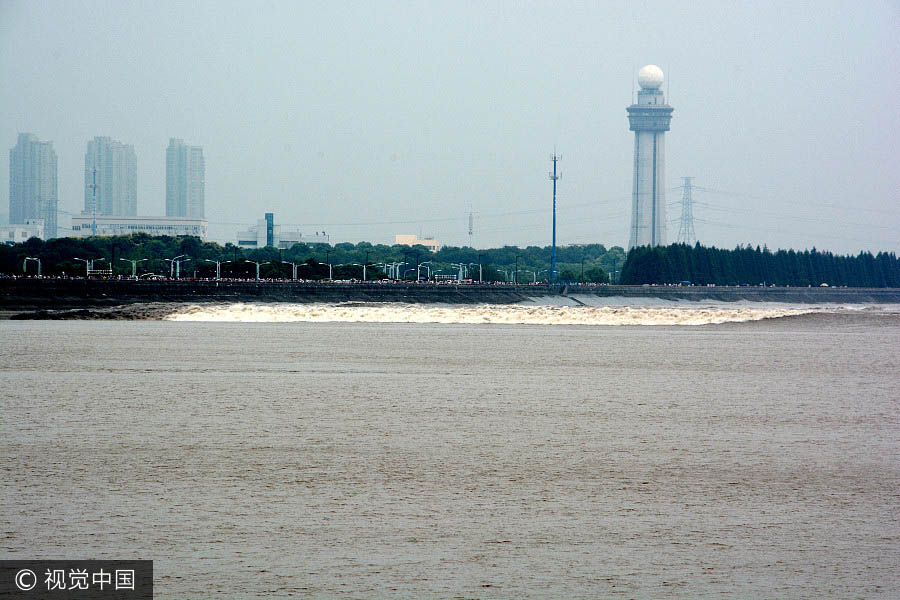 Galeria: Mará alta sazonal do rio Qianjiang 