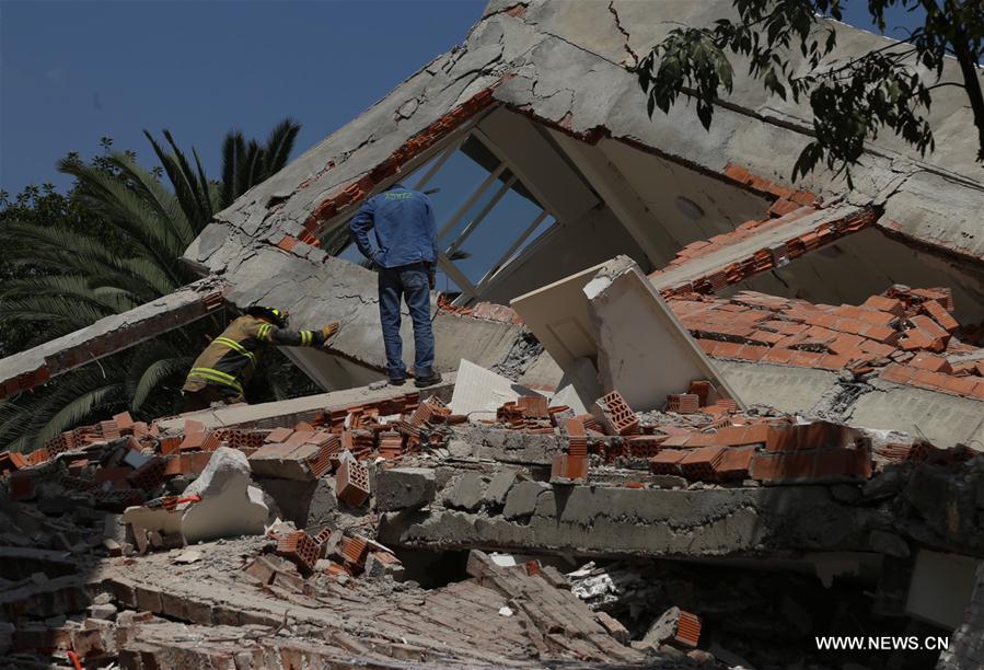 Terremoto de 7,1 graus provoca 119 mortes no México