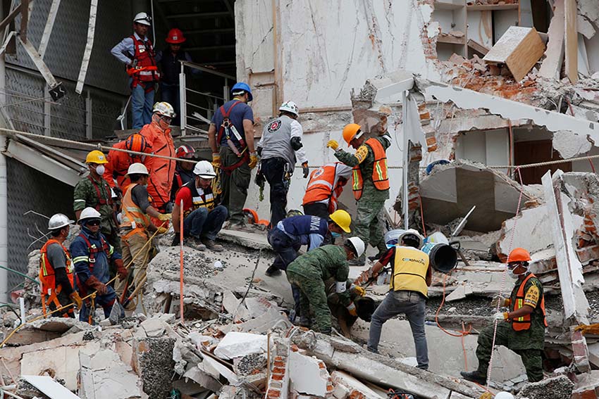 México declara três dias de luto nacional pelas vítimas do terremoto