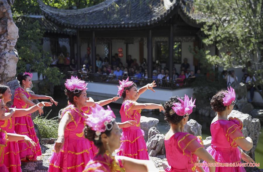 Festival da Lua é celebrado no Jardim dos Acadêmicos Chineses em Nova York