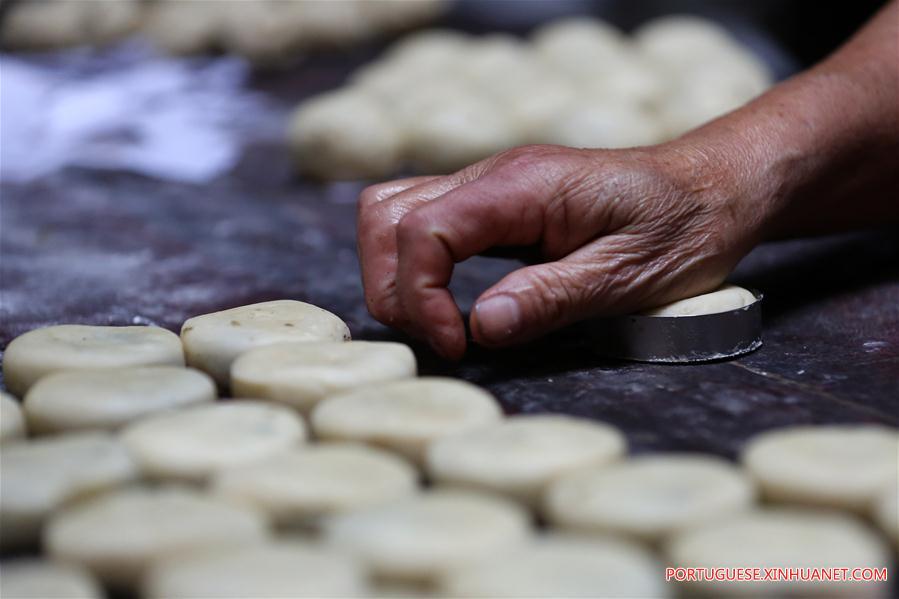 Bolinhos da lua com características tradicionais de Anhui