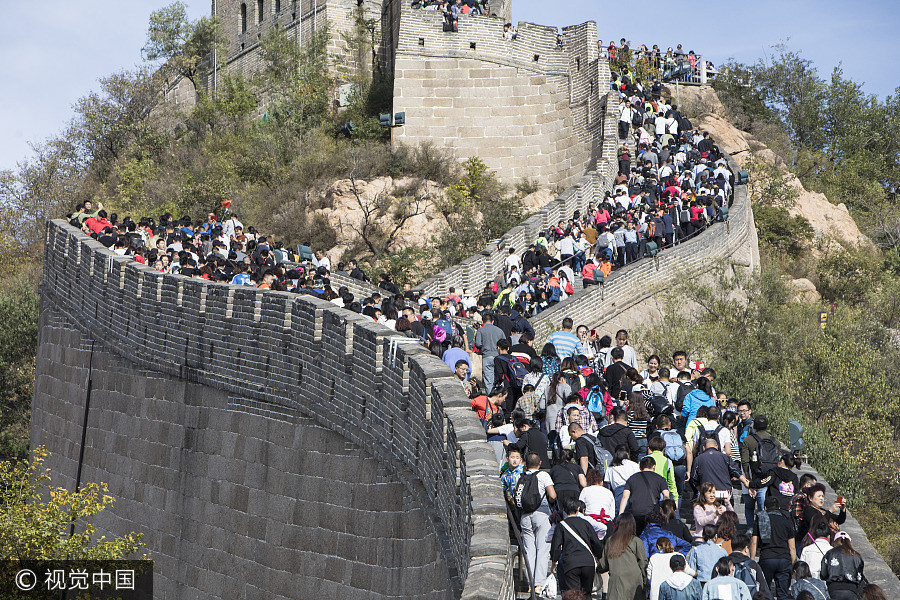 China registra 705 milhões de viagens durante feriadão