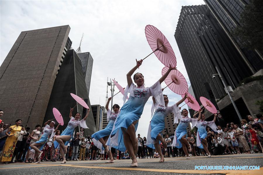 Comemorações do Festival da Lua chinês em São Paulo