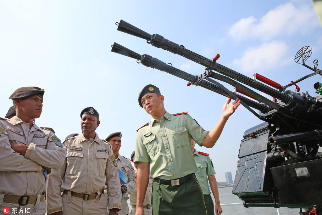 Guarda costeira timorense frequenta curso de formação em Guangzhou