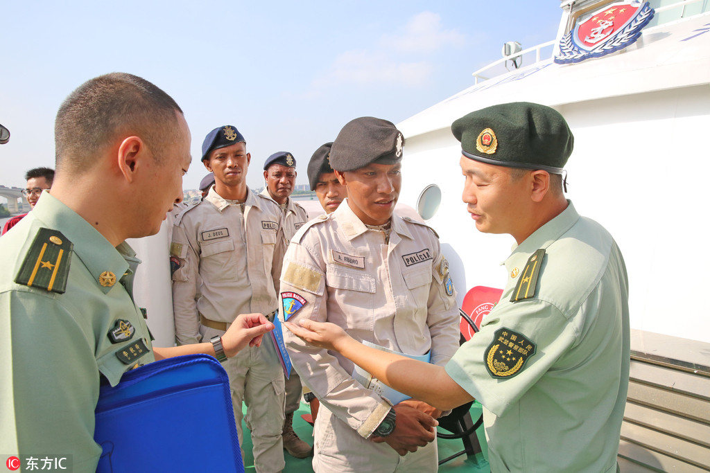 Guarda costeira timorense frequenta curso de formação em Guangzhou