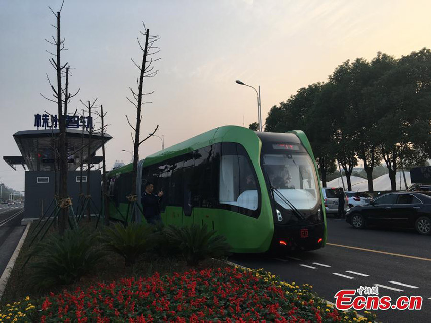 Hunan acolhe teste de ônibus inteligente