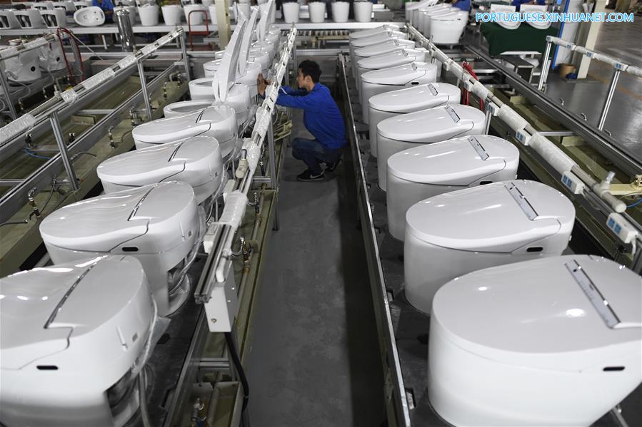 Valor de produção de vasos sanitários de alta tecnologia atinge cerca de 605 milhões de dólares em Zhejiang