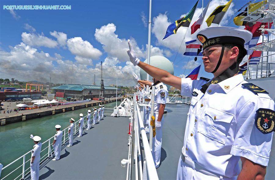 Navio-hospital naval chinês Arca da Paz conclui missão humanitária na Tanzânia