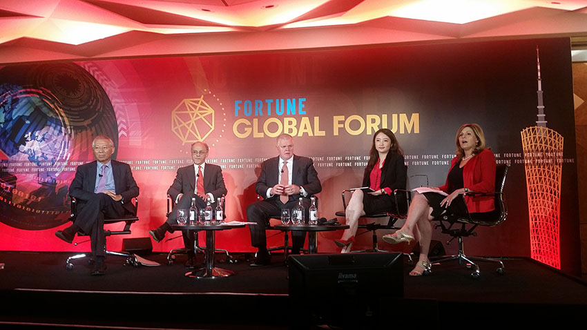 Evento de promoção do Fórum Global da Fortune 2017 realizado em Londres