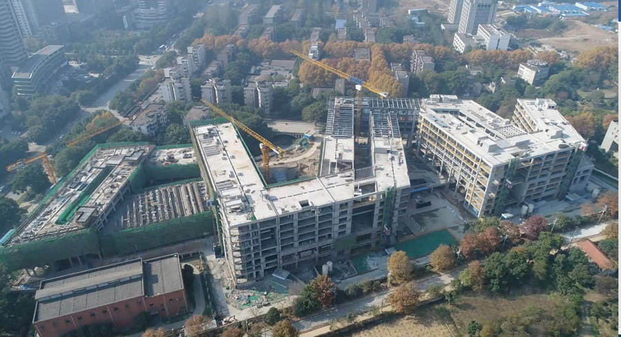 Maior laboratório de optoelectrônica da China toma forma em Wuhan