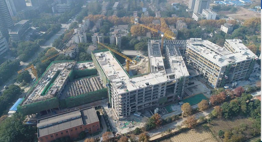 Maior laboratório de optoelectrônica da China toma forma em Wuhan