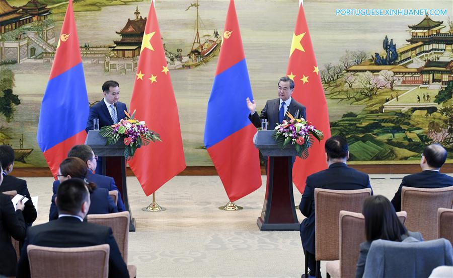 China aprecia compromisso da Mongólia com política de Uma Só China