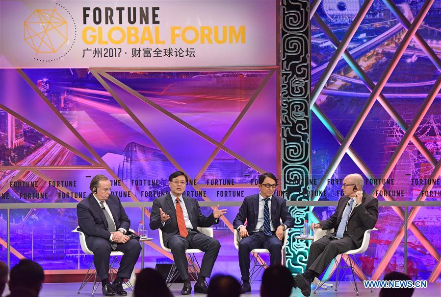 Inaugurado Fórum Global da Fortune 2017 em Guangzhou