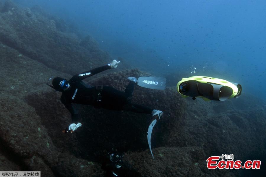 Startup francesa fabrica primeiro drone com câmera subaquática do mundo