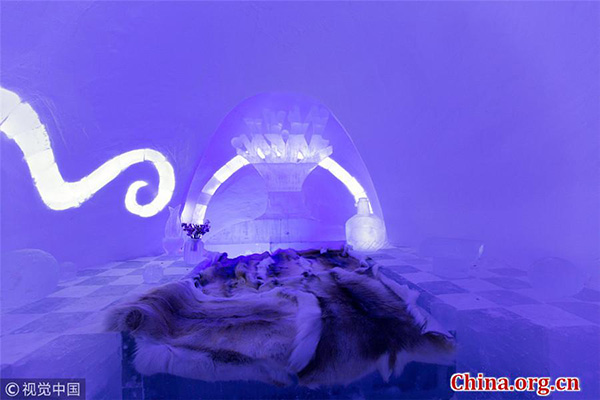 Primeiro hotel de gelo da China aberto na Mongólia Interior