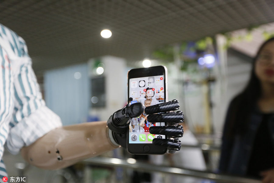 Instalado primeiro braço biónico inteligente em Guangdong