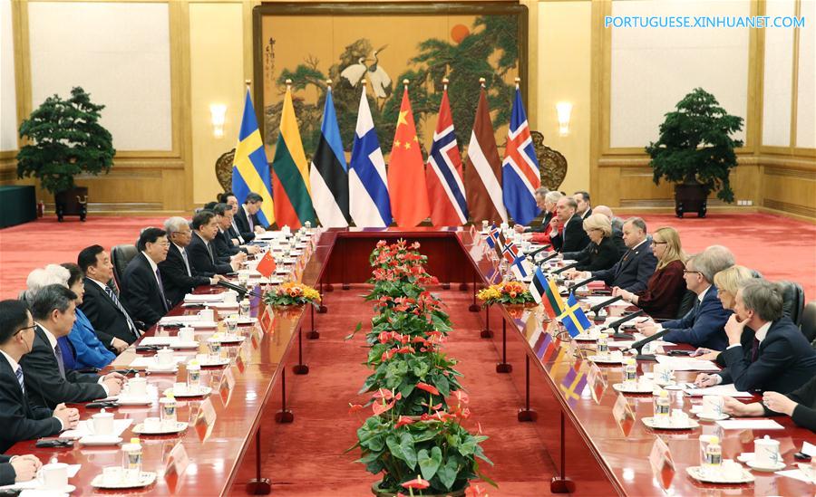 China promete consolidar intercâmbios parlamentares com países nórdicos e bálticos