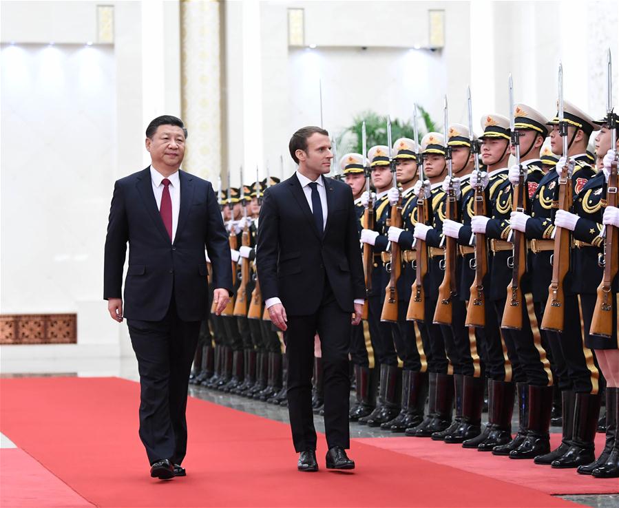 China e França concordam em injetar novos ímpetos nas relações bilaterais