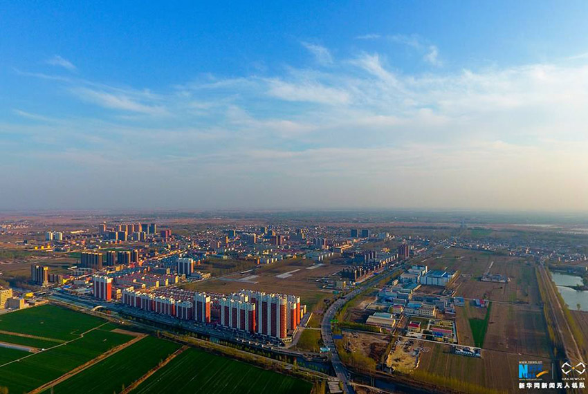 Nova Área de Xiongan, na província de Hebei