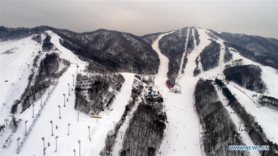 Galeria: Panorama aéreo dos locais para os Jogos Olímpicos de Inverno de 2018 em Pyeongchang