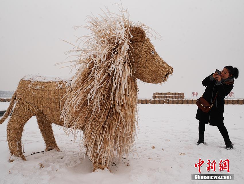 Galeria: Agricultores constroem “parque de palha” em Jilin