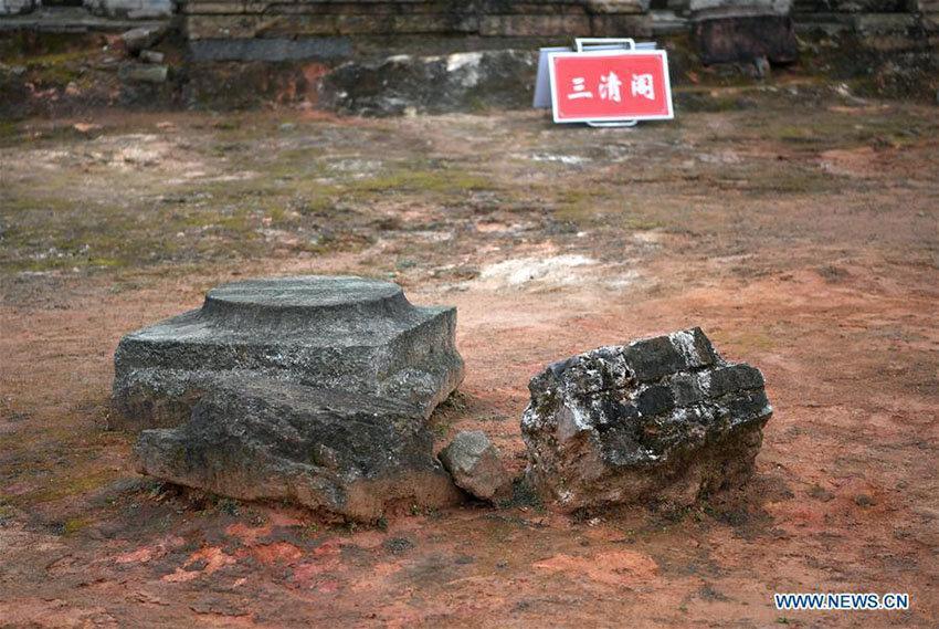 Escavação confirma ruínas do maior templo taoísta da China