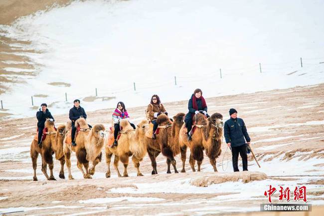 Galeria: Primeira neve do ano em Dunhuang