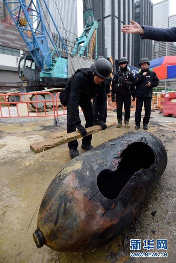 Mais uma bomba da Segunda Guerra Mundial encontrada em Hong Kong