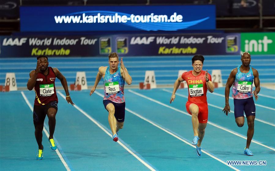 Velocista chinês quebra recorde masculino asiático nos 60 metros