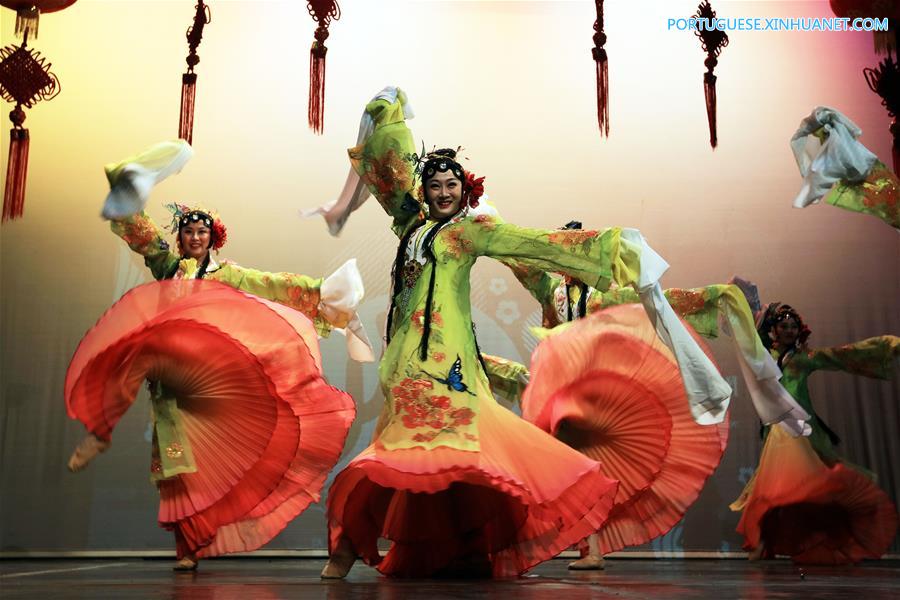 Show culturais celebram Ano Novo chinês em Amã, Jordânia