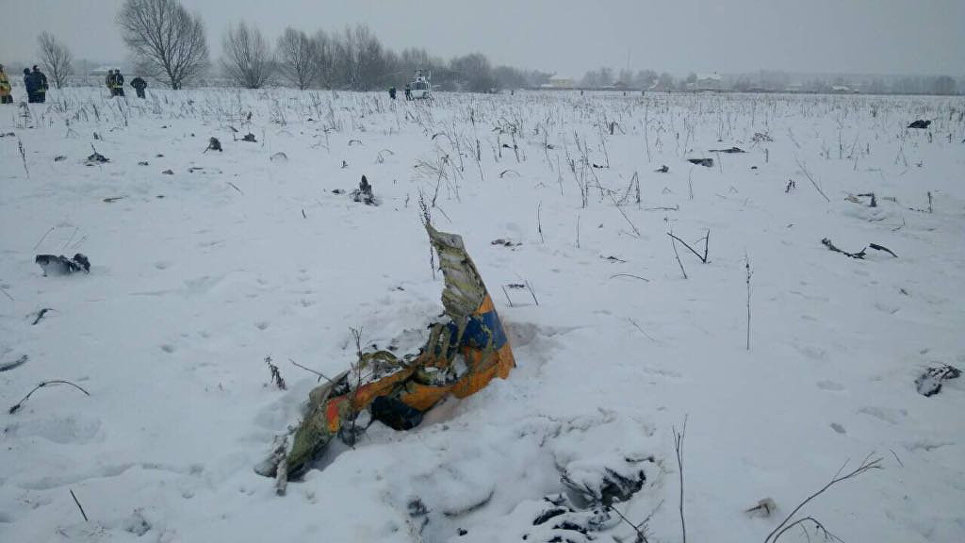 Queda de avião russo deixa 71 vítimas mortais