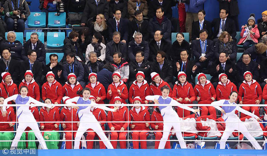 Galeria: Claque de apoio da RPDC nos Jogos Olímpicos de PyeongChang