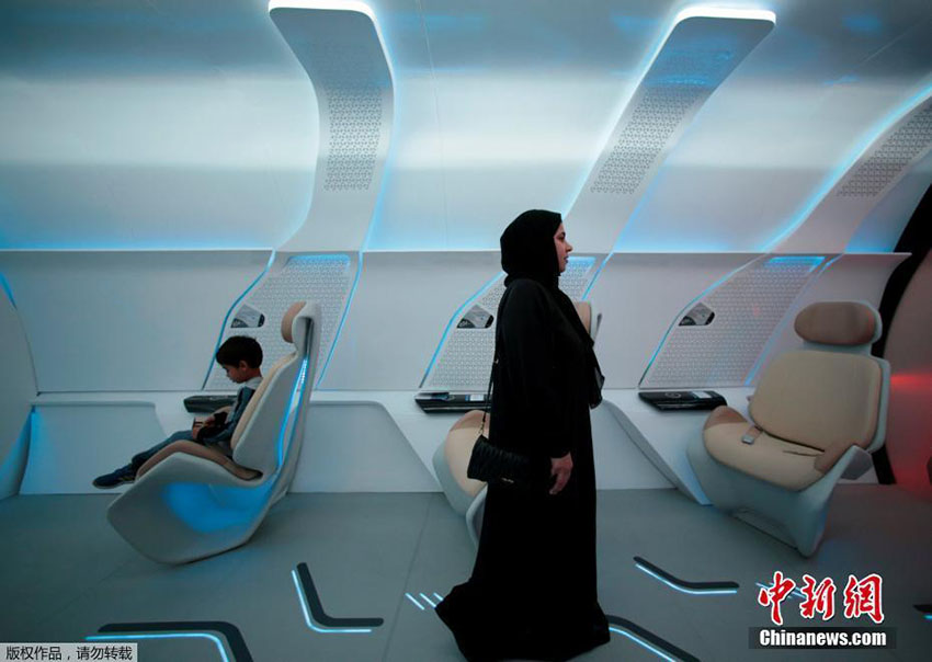 Galeria: Modelo do “hyperloop” exibido no Dubai