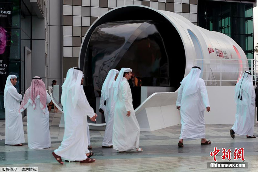 Galeria: Modelo do “hyperloop” exibido no Dubai