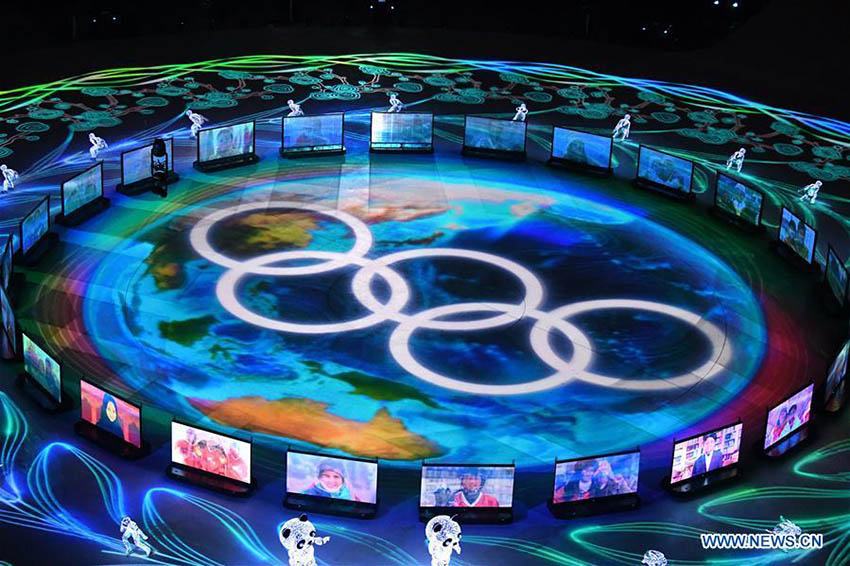 Apresentação de Beijing 2022 na cerimônia de encerramento dos Jogos  Olímpicos de Inverno de PyeongChang 2018_
