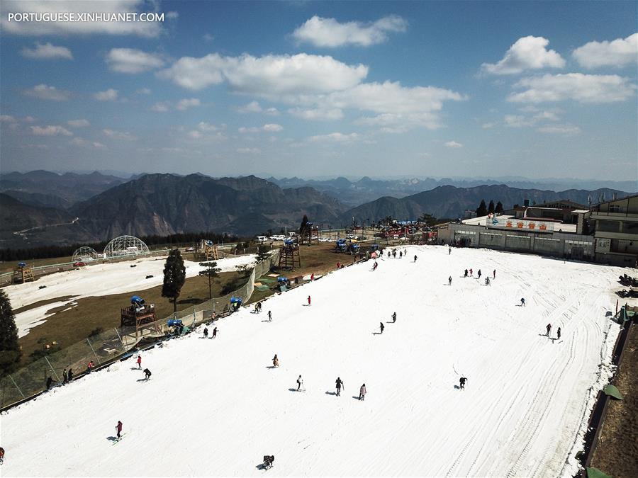 Resort de esqui em Guizhou oferece entrada gratuita a mulheres no Dia Internacional da Mulher