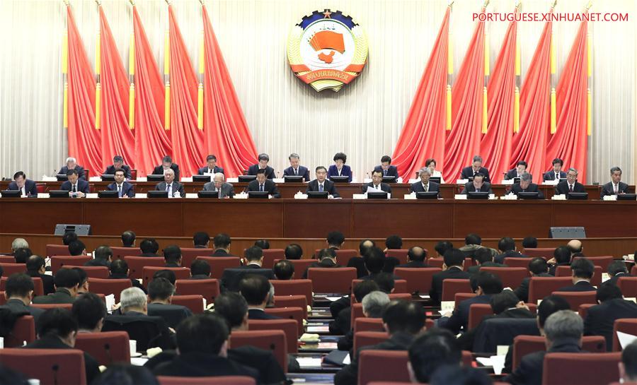 Presidente do mais alto órgão de consulta política da China pede melhor qualidade nas propostas