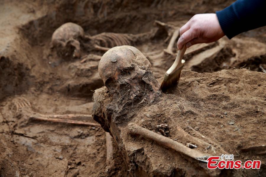 Evidências de sacrifícios humanos encontradas em ruínas em Jinan