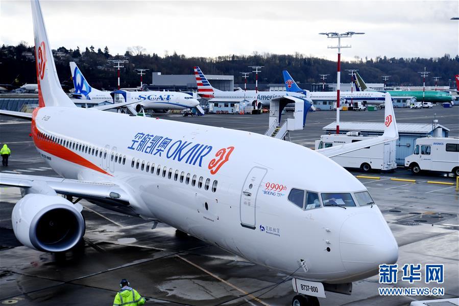 Boeing 737 entrega 9999º avião à China