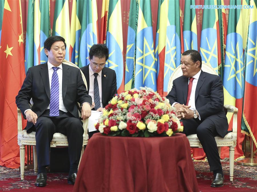 Chefe do Legislativo chinês visita Etiópia para promover laços bilaterais