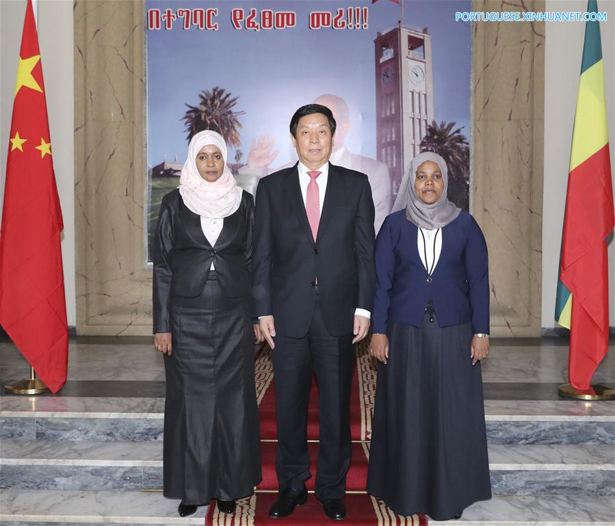 Chefe do Legislativo chinês visita Etiópia para promover laços bilaterais