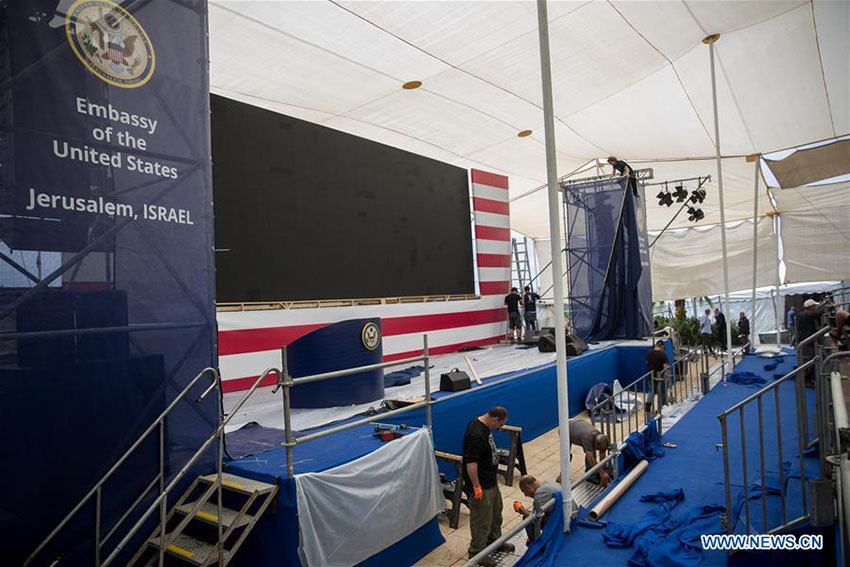 Israel prepara-se para inauguração da nova embaixada dos EUA em Jerusalém