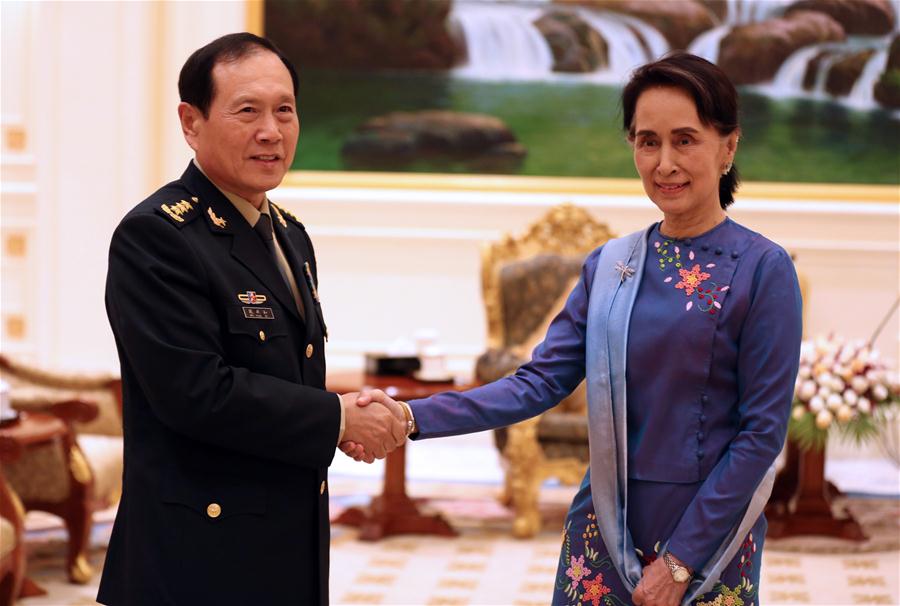 Aung San Suu Kyi reúne-se com funcionário chinês de alto escalão