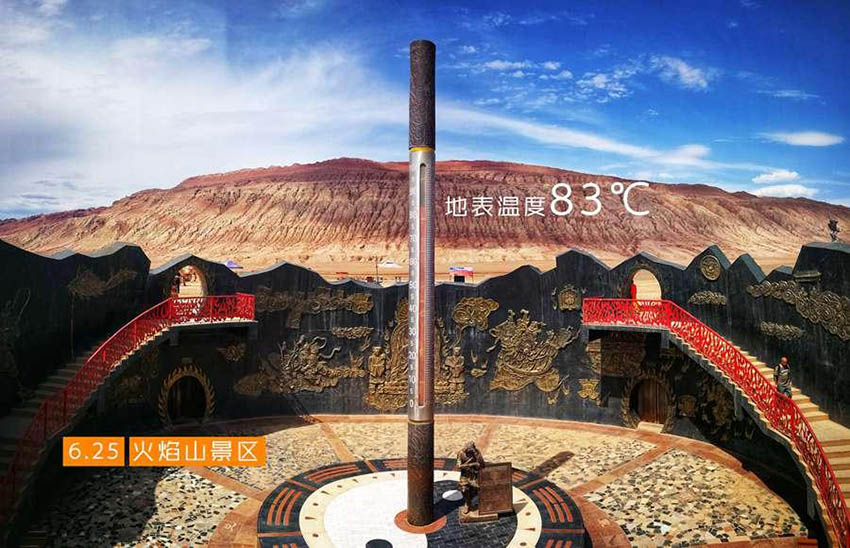 China: Depressão de Turpan registra temperaturas extremas de 83ºC