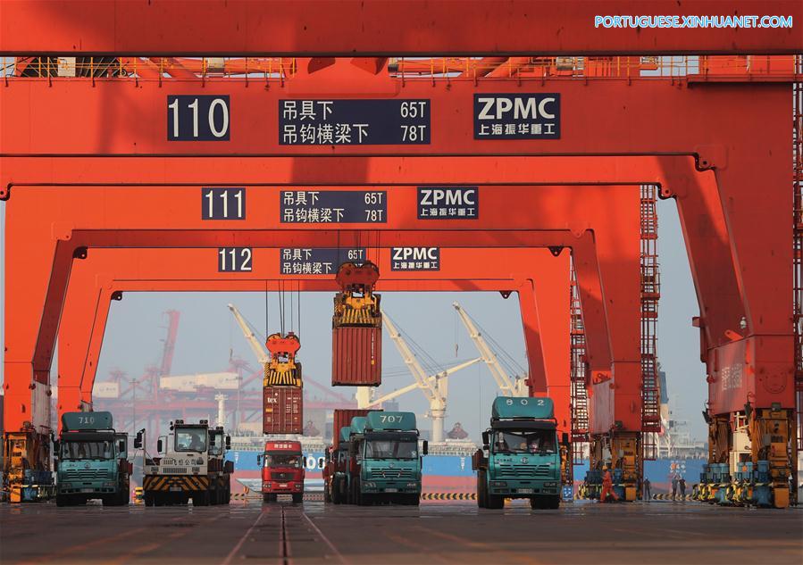 Movimentação do porto de Tangshan atinge 303 milhões de toneladas na primeira metade de 2018