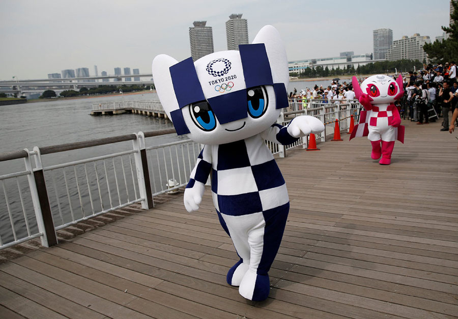 Mascotes Olímpicas dos Jogos de Tóquio 2020 apresentadas ao público