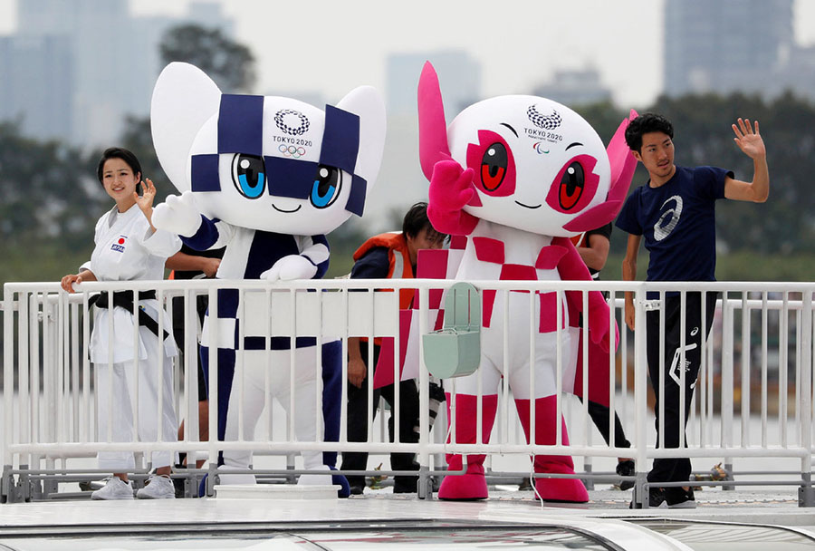 Mascotes Olímpicas dos Jogos de Tóquio 2020 apresentadas ao público