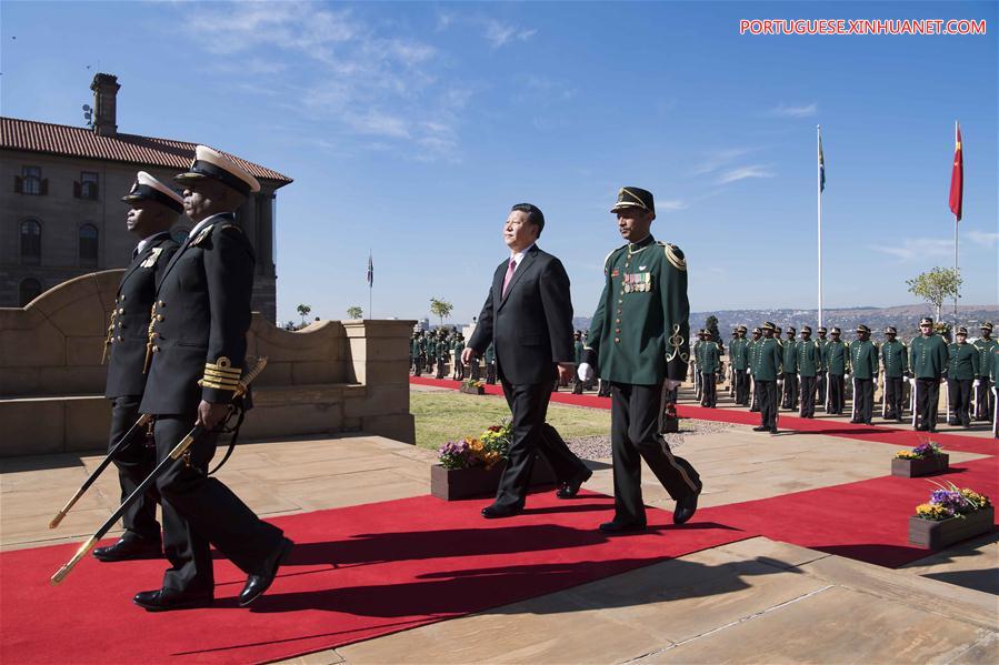 China e África do Sul concordam em promover amizade e ampliar relações